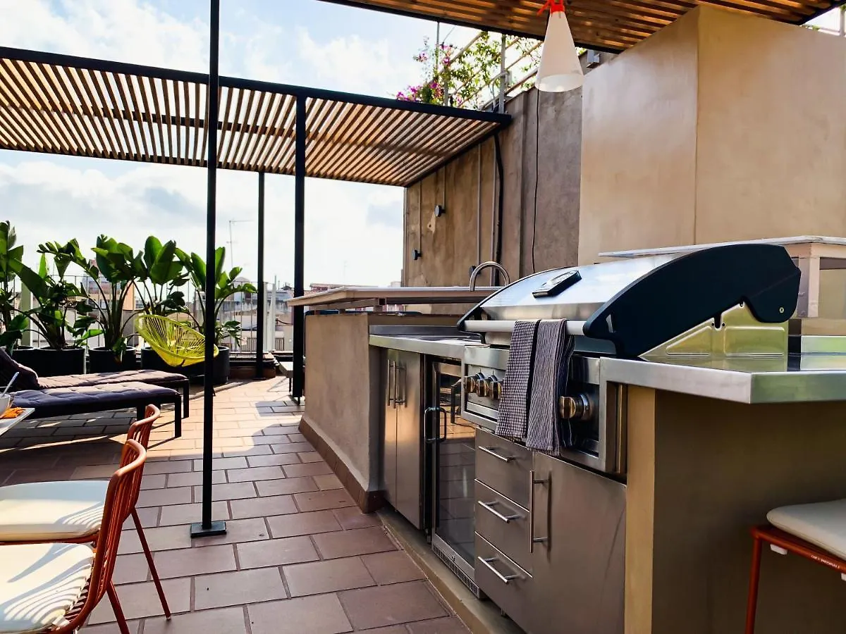 Lejlighed Incredible 2Br Penthouse With Urban Rooftop Garden Barcelona